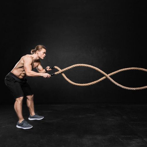 Capital Sports Power rope, h4 s kukama 4m 3,8 cm, uže za vježbanje slika 4