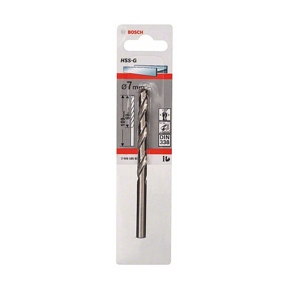 BOSCH Burgija HSS-G 7.0 mm slika 2