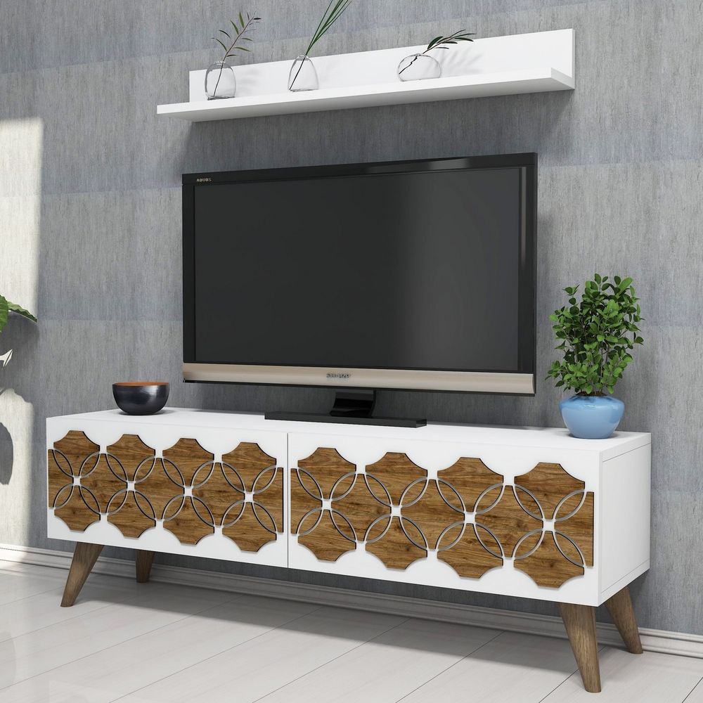 TV Komoda Nisan - Bijela slika 1