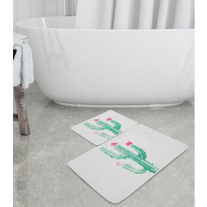 Set Kupatilskih Prostirki Fiore Djt Multicolor (2 Komada)