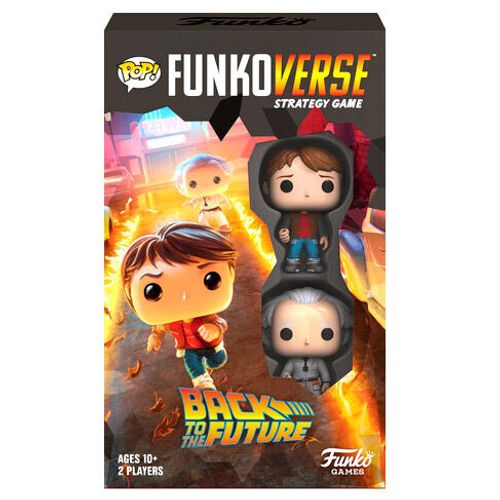 POP Funkoverse Društvena Igra Povratak u Budućnost - 2 Figurice slika 1