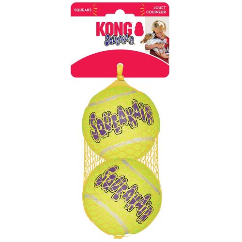 KONG Igračka za psa, SqueakAir Ball Large, zvučna, 7,6 cm, 2 komada slika 2