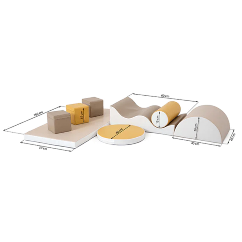 IGLU Soft Play Set PATHFINDER - Žuto/Smeđi slika 5
