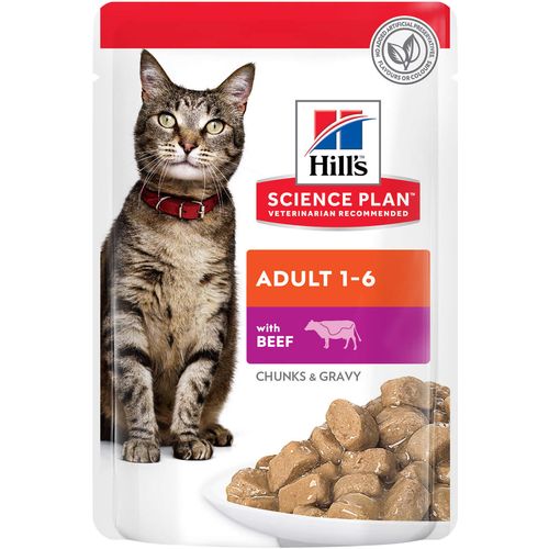 Hill's Science Plan Adult Hrana za Mačke s Govedinom, 85 g slika 1