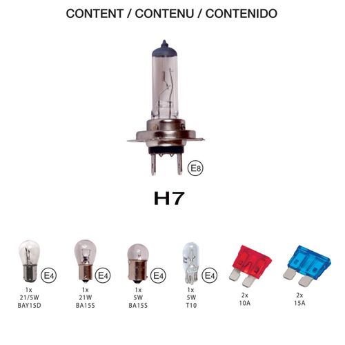 SIJALICA 12V GARNITURA H7 slika 2