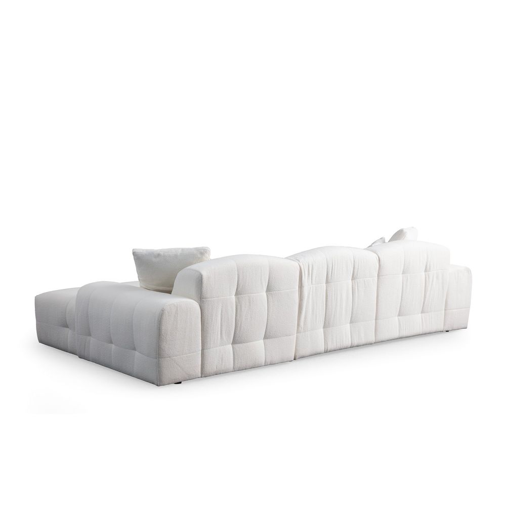Pescara Kutna Sofa Desna (L2-Chl) - Bijela slika 8
