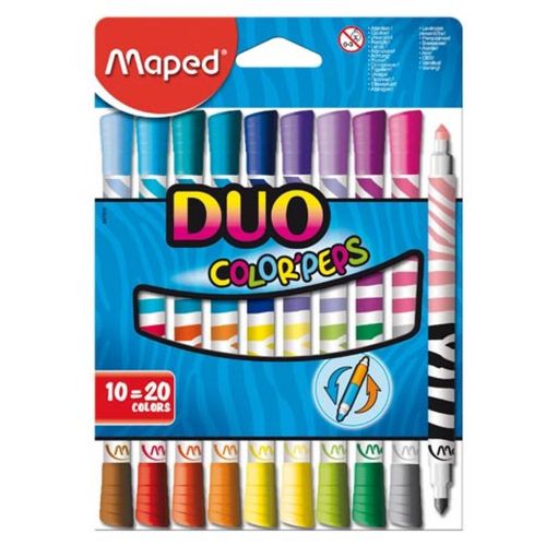 Flomasteri školski Maped Color'Peps Duo 10/1 slika 1