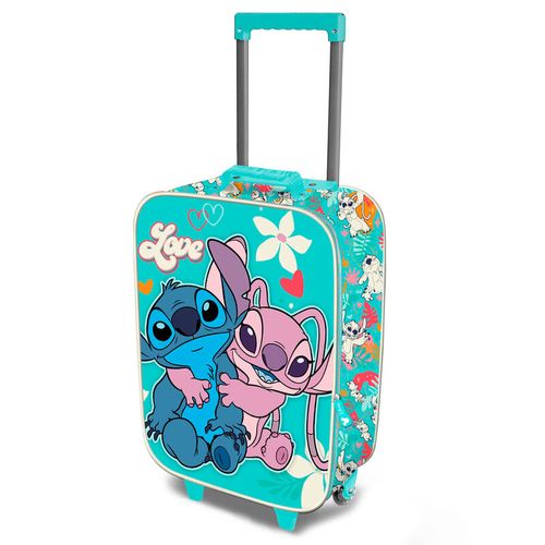 Disney Stitch Love 3D trolley suitcase slika 1