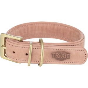 Trixie ogrlica za pse Pure kožna M 36-43 cm/30 mm roza
