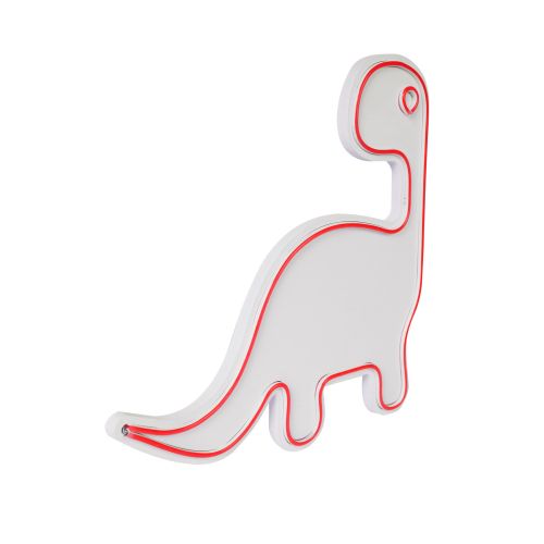 Wallity Ukrasna plastična LED rasvjeta, Dino the Dinosaur - Red slika 12