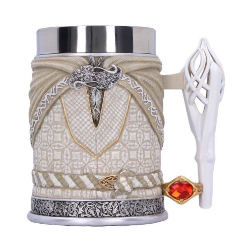 NEMESIS NOW LORD OF THE RINGS GANDALF THE WHITE TANKARD 15CM slika 1