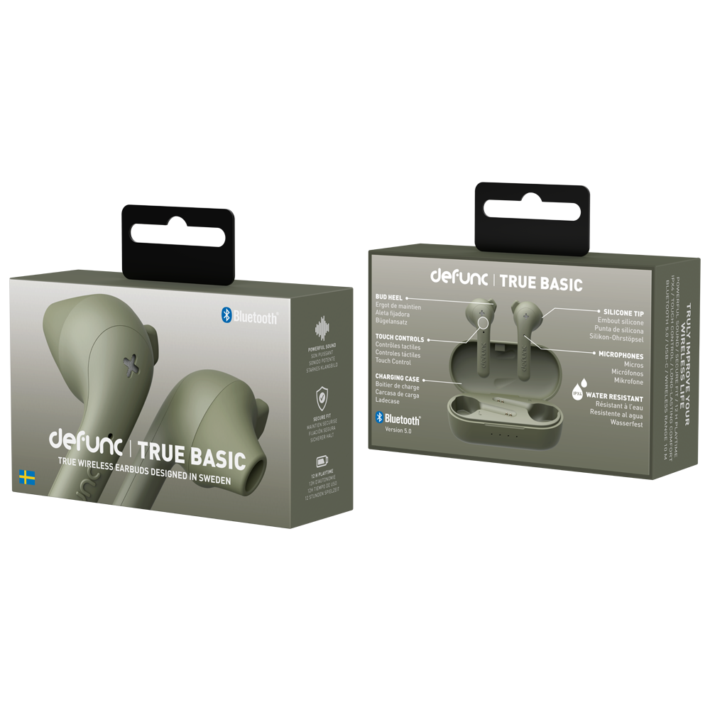 Defunc Slušalice - True Wireless - TRUE BASIC - Green slika 18