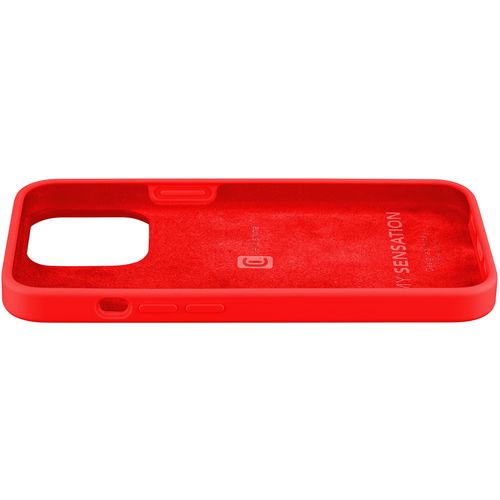 Cellularline Sensation silikonska maskica za iPhone 13 Pro Max crvena slika 4