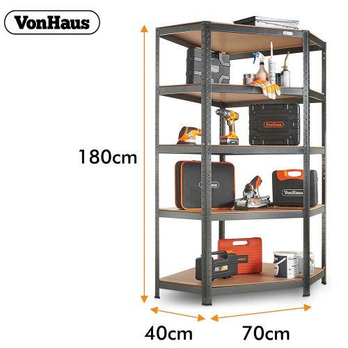 VonHaus kutna polica s 5 polica slika 2