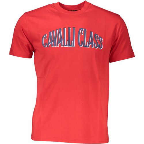 CAVALLI CLASS T-SHIRT SHORT SLEEVE MAN RED slika 1