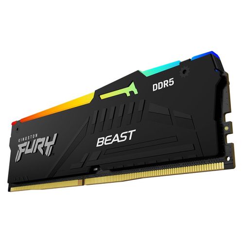 RAM DIMM DDR5 32GB (2x16) 5600 Kingston Fury Beast RGB, KKF556C36BBEAK2-32 slika 2