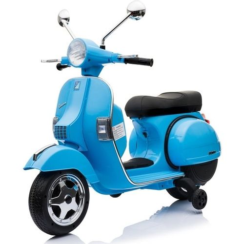 Licencirani Vespa skuter plavi - motor na akumulator slika 3