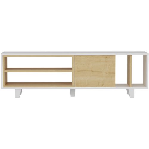 Rosmar - White, Oak Oak
White TV Stand slika 3