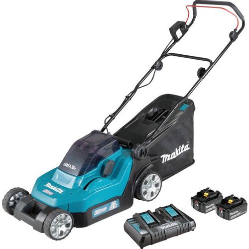 MAKITA Aku Kosilica DLM382CM2 (18+18V, 38cm, 2xBL1840) PP24 slika 1