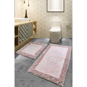 Piante - Set šarenih kupatilskih prostirki od pamuka (2 komada)