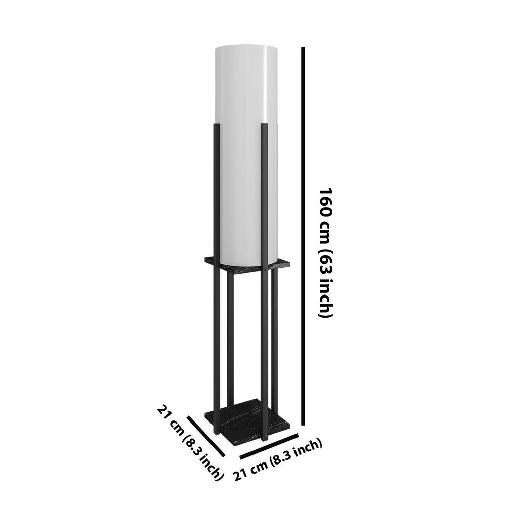 Stojeća lampa Dor - Crna slika 3