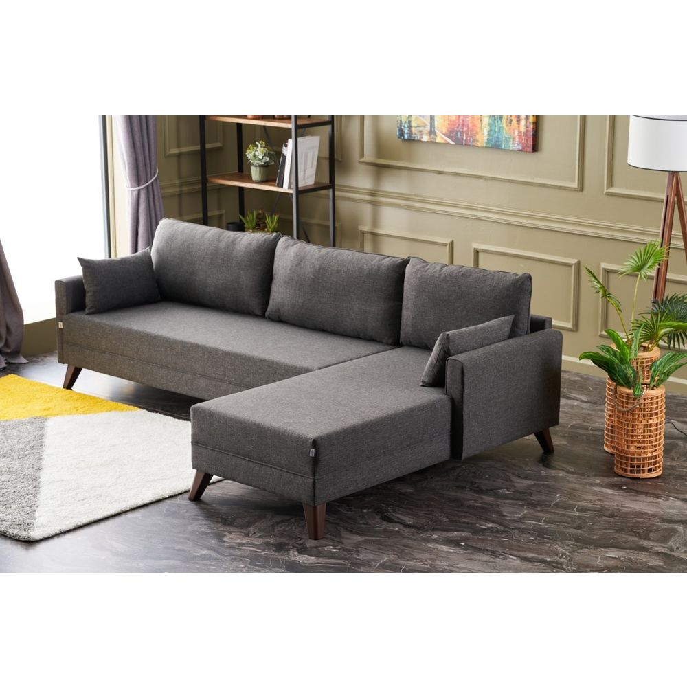 Bella Ugaona Sofa Desna - Antracit slika 1