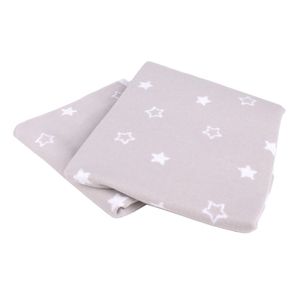 Interbaby dekica 75x100cm Stars White/Beige