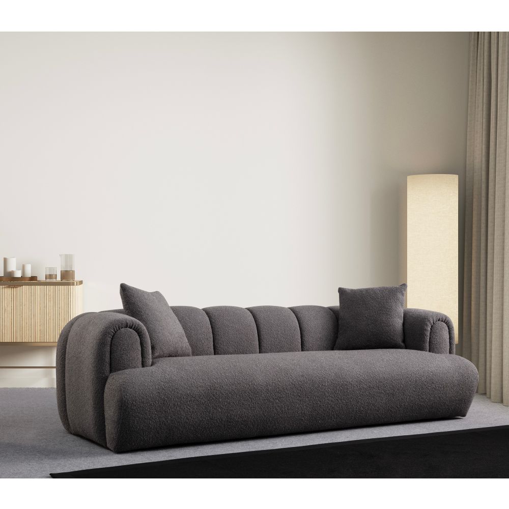 Puffy 3 Plain - Antracitna Troosna Sofa slika 1