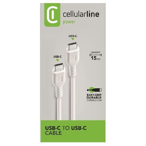 Cellularline kabel TYPE-C to C 15 cm slika 1