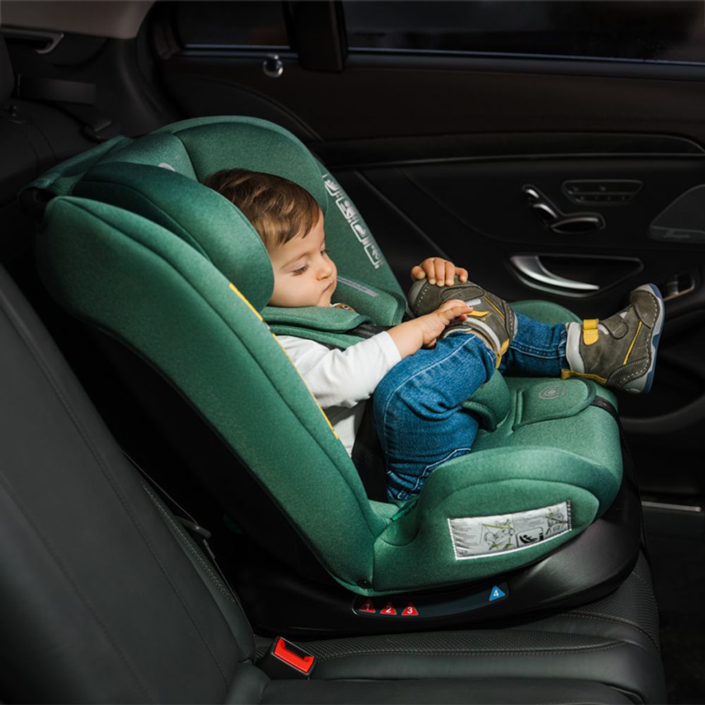 Lorelli Autosjedalica Scorpius i-Size 40-150cm, Green Pine slika 14