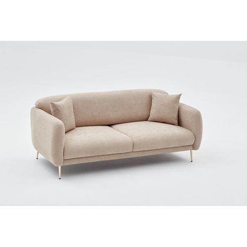 Atelier Del Sofa Trosjed na razvlačenje, Bež Zlato, Simena - Beige slika 10