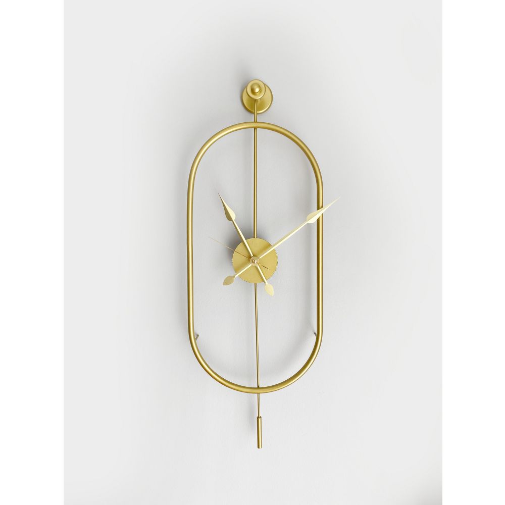 Decorative metal wall clock Mclock-00105, colour: gold slika 3