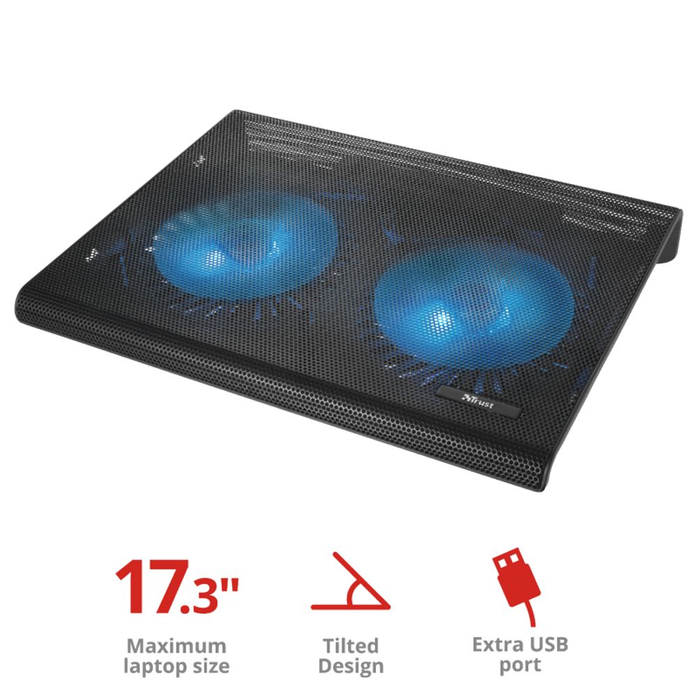 Trust Azul stalak za laptop sa dva rashladna ventilatora slika 2