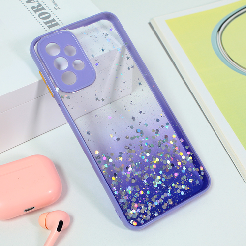 Torbica Frame Glitter za Samsung A235F Galaxy A23 4G/5G ljubicasta slika 1