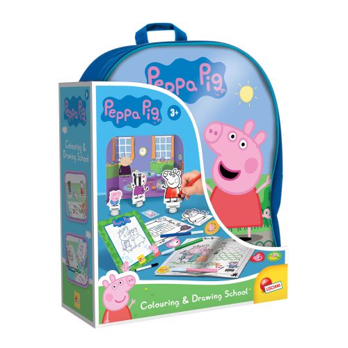 LISCIANI Peppa Pig ruksak sa setom za crtanje 95841 slika 1