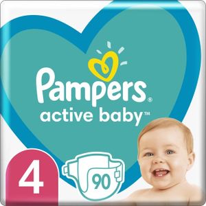 Pampers Active baby pelene giant pack plus 4-KRATAK ROK 