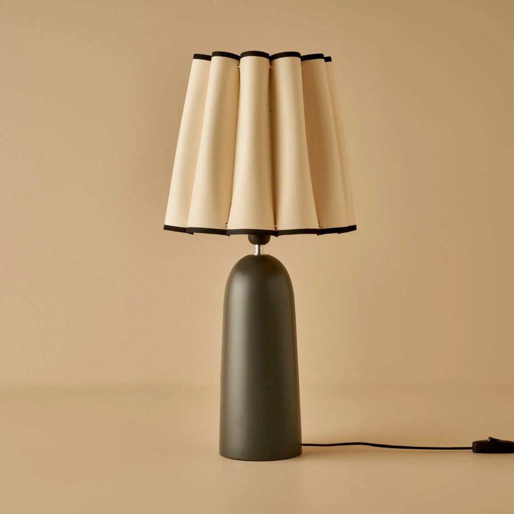 Curly - Antracitna Stolna Lampa slika 1
