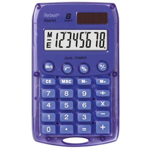 Kalkulator komercijalni Rebell Starlet violet slika 1