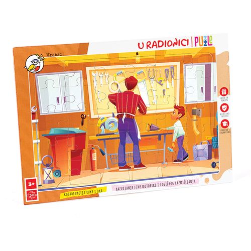 VRABAC PLAYGROUNDS, puzzle Fun 30, U radionici slika 1