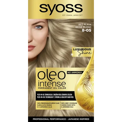 Syoss Oleo Intense Farba za kosu 8-05 Beige Blond slika 1