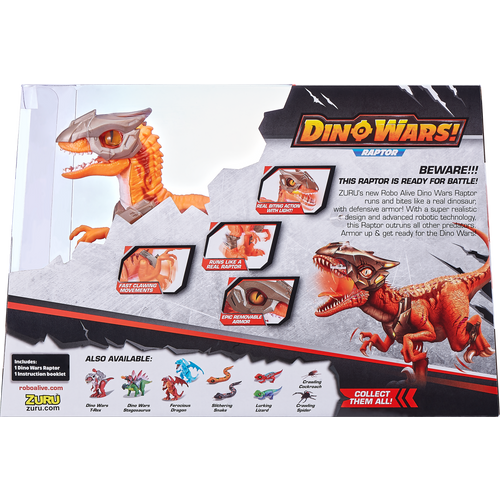 Robo alive robotički raptor - Dino Wars slika 4