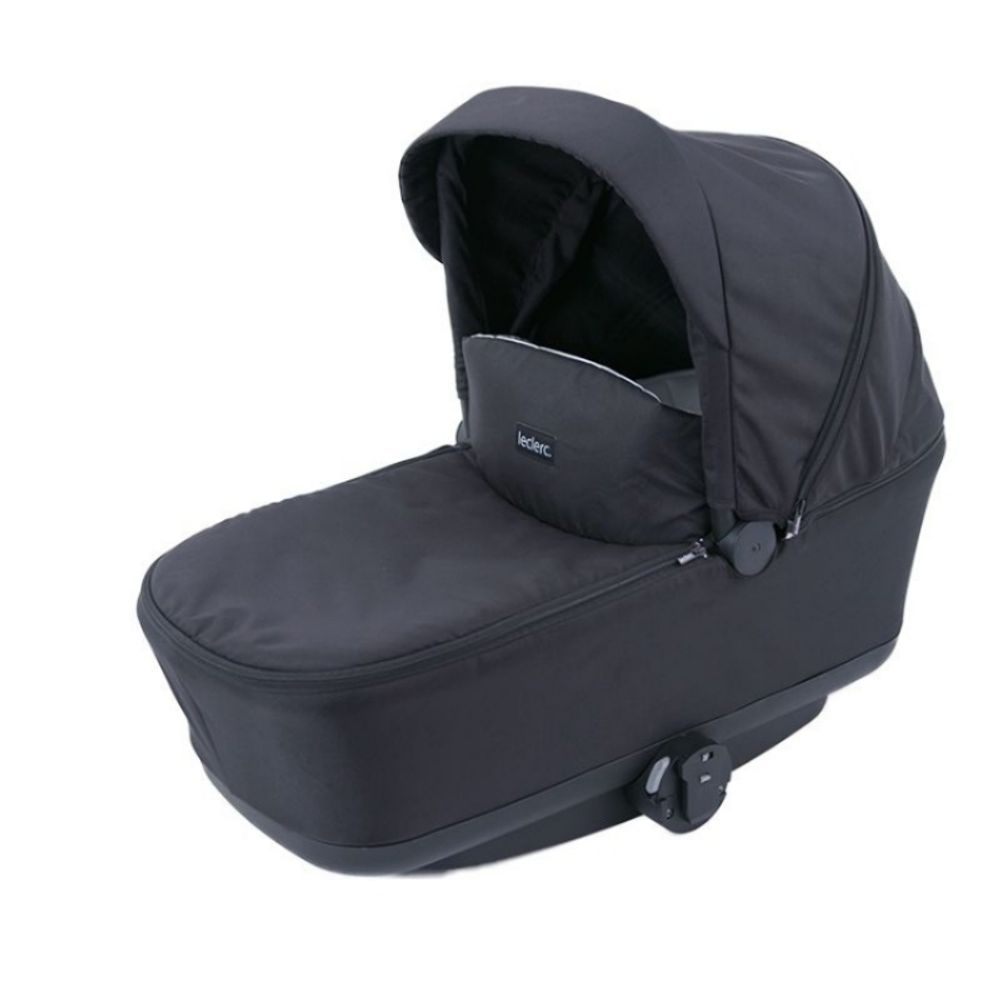 Leclercbaby Influencer Nosiljka/Korpa za kolica, Crna slika 1