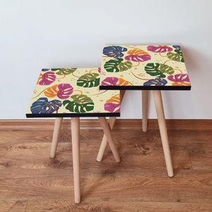 2SHP139 - Multicolor Multicolor Nesting Table (2 Pieces)