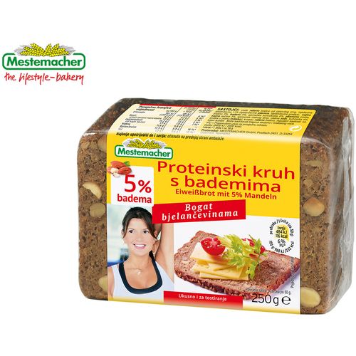 Encian Proteinski kruh s bademima 250g slika 1