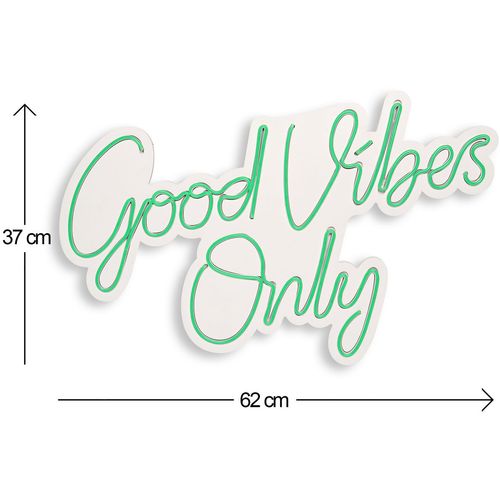 Wallity Ukrasna plastična LED rasvjeta, Good Vibes Only 2 - Green slika 5