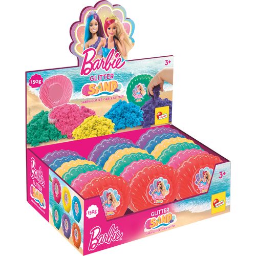 LISCIANI BARBIE glitter kinetički pijesak u školjki, 150g 91935 slika 4