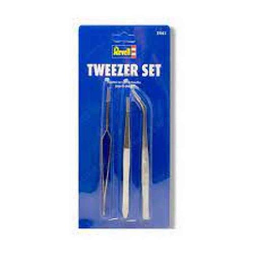 Revell Maketa Revell Tweezer Set (1X Straight/Curved/Self-Close) slika 1