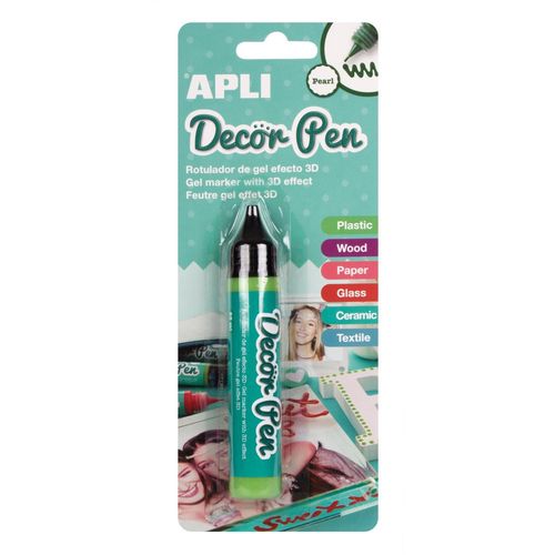 Marker Apli decor pen 3d efekt pearl zeleni 15008 slika 1