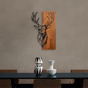 Red Deer 1 Walnut
Black Decorative Wooden Wall Accessory