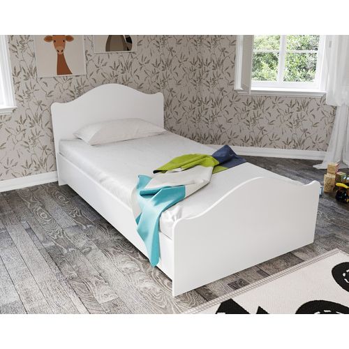 Woody Fashion Jednostruki krevet, Zebra - White slika 1